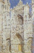 Claude Monet The sun of the main entrance of the Rouen Cathedral oil painting reproduction